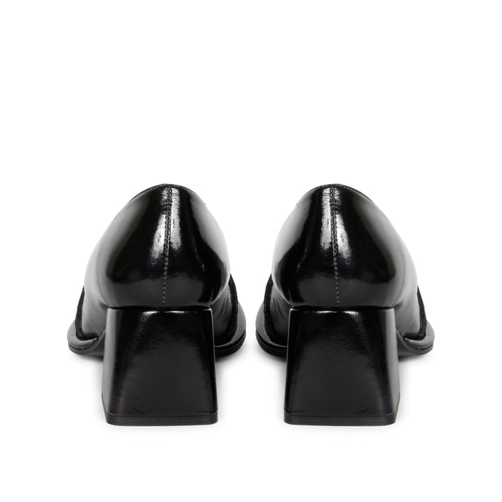 Saint Mirielle Black Patent Leather Handcrafted Moccasins