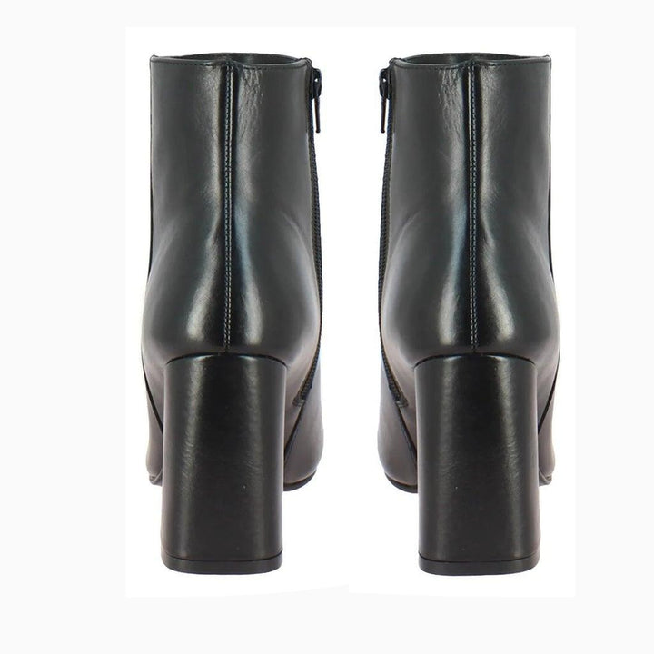 Saint Alexa Black Leather Ankle Boots - SaintG UK