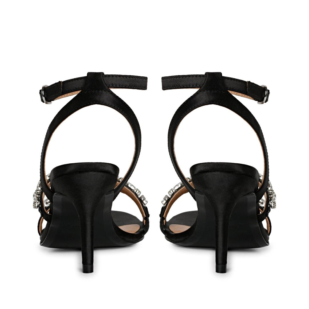 Studded Black Leather Stilettos and Pumps