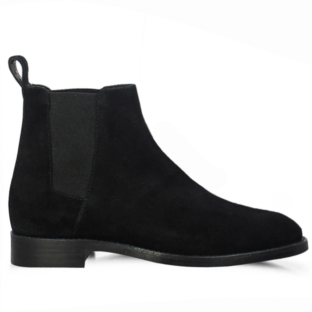 Mens black suede deals boots uk