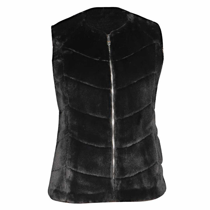 Saint Renata Black Fur Leather Women Jackets