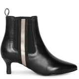 Saint Ashlyn Black Crust Leather Handcrafted Ankle Boots