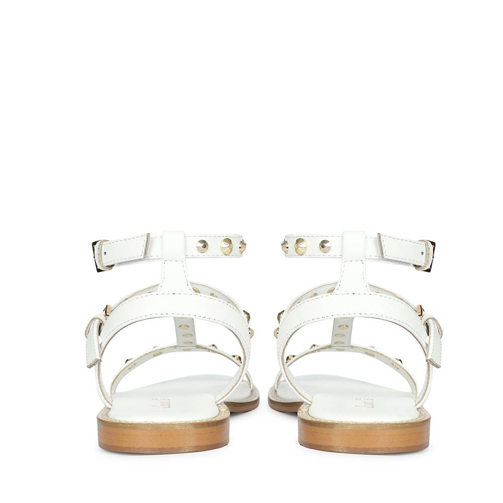 Stylish studded flat sandals