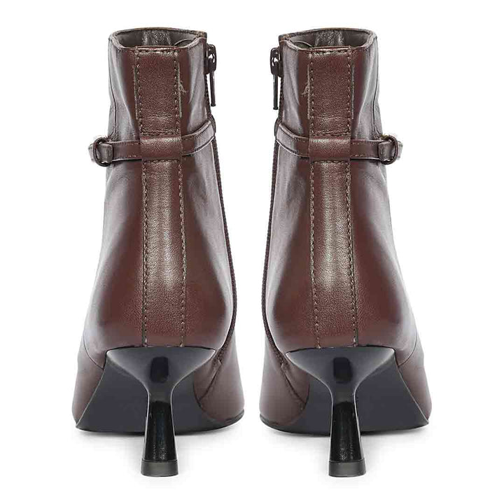 Saint Darcie Buckle Decor Napa Ankle Boots