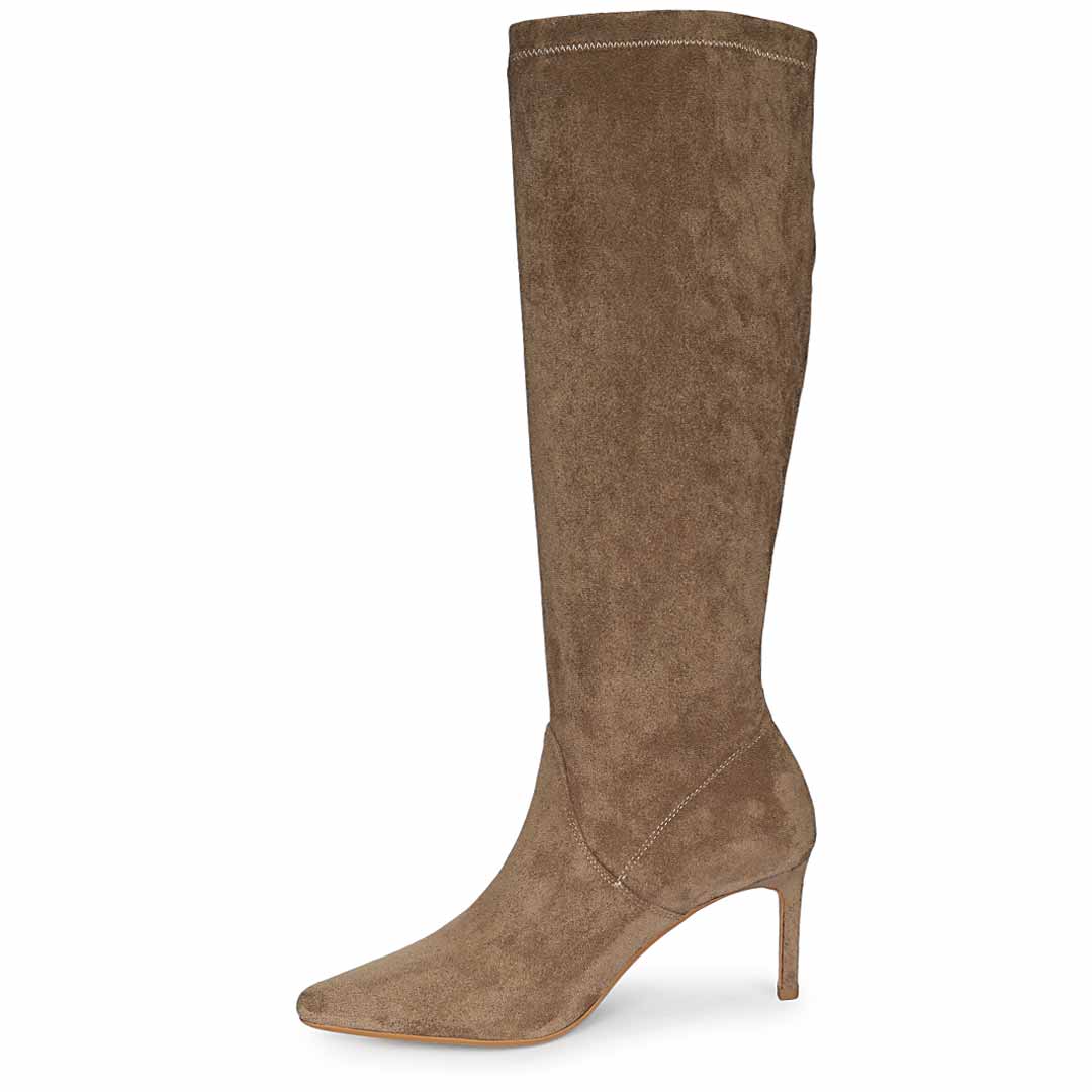 Brown knee-high boot online