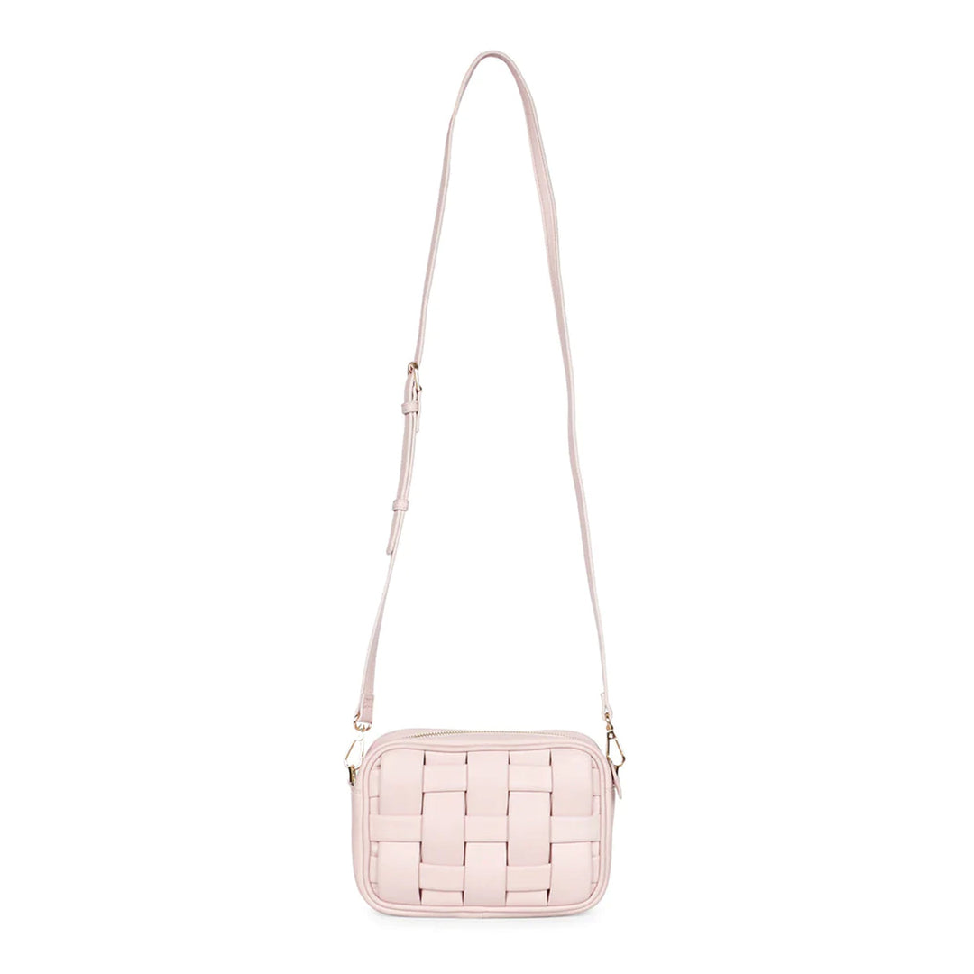 Bennet Pink Blush Leather handcrafted Cross Body Sling Bags