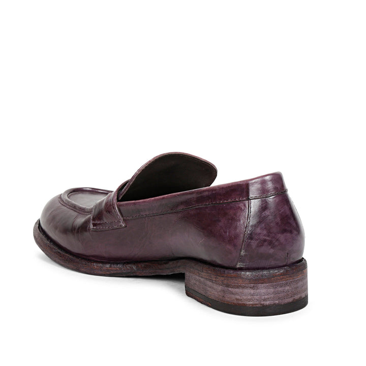 Saint Micola Laser Leather Washed Moccasins