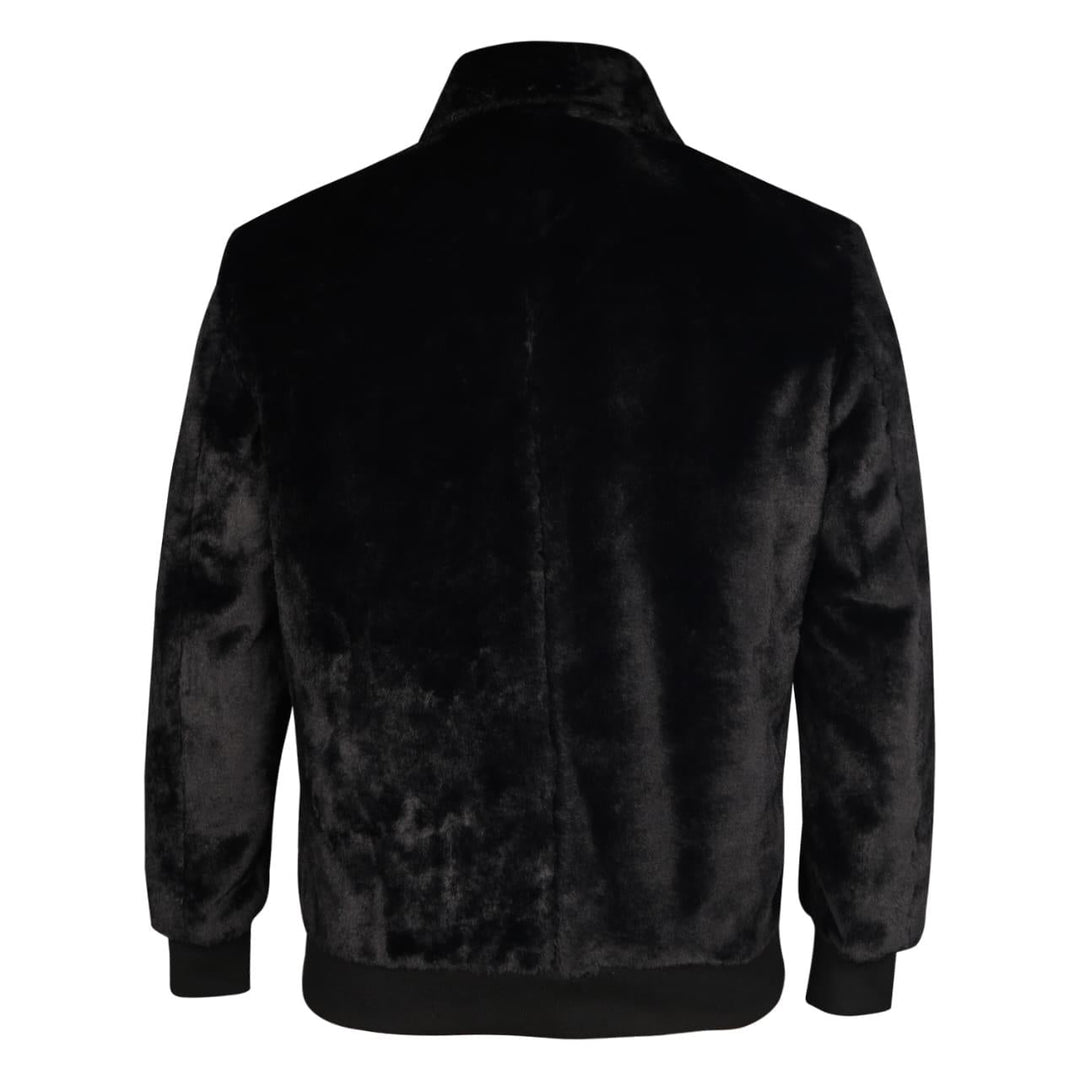 Saint Luca Black Fur Men's Jacket