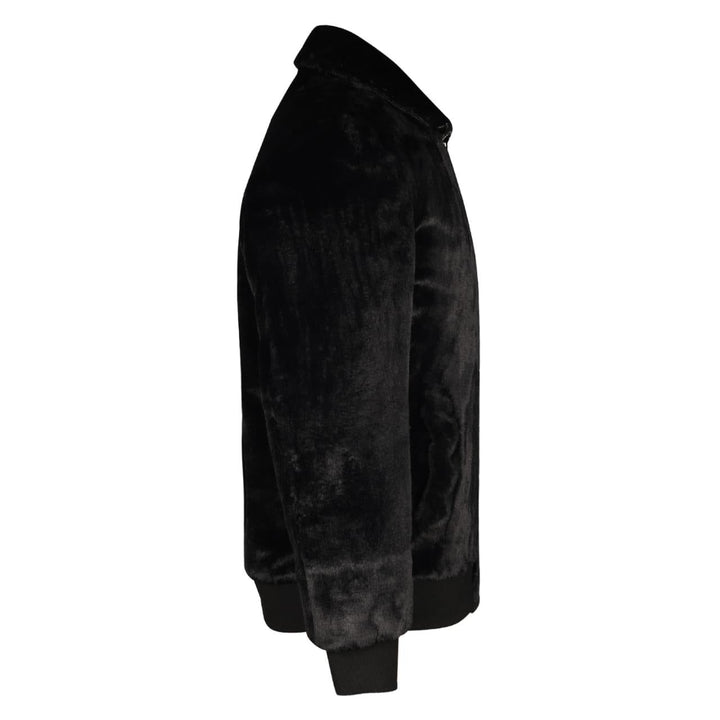 Saint Luca Black Fur Men's Jacket