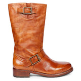 Saint Frankie Cuoio Leather Washed Calf Boots