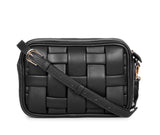 Bennet Black Leather Handcrafted Cross Body Sling Bags