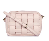 Bennet Pink Blush Leather handcrafted Cross Body Sling Bags