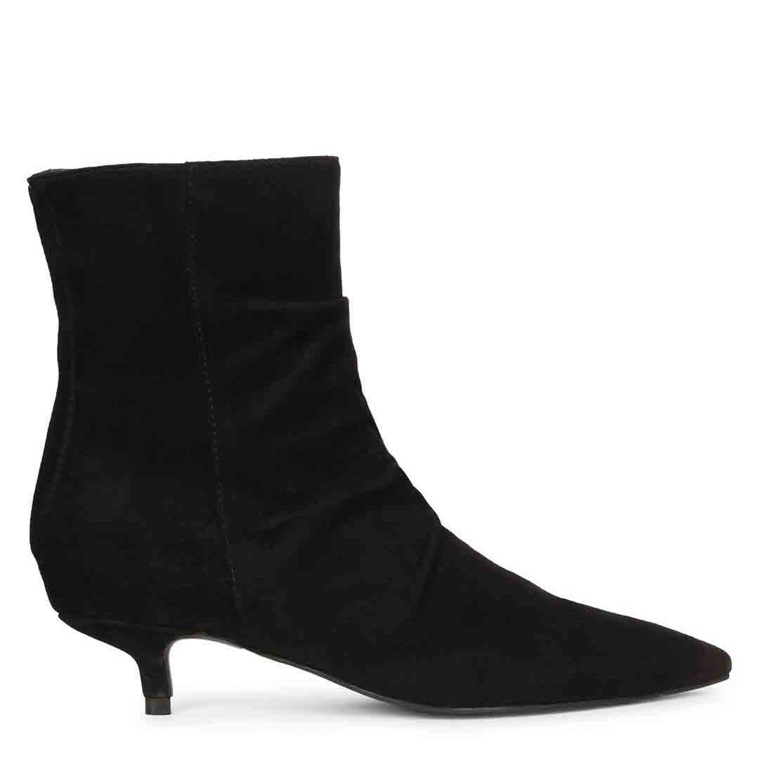 Saint Florino Black Handcrafted Ankle Boots