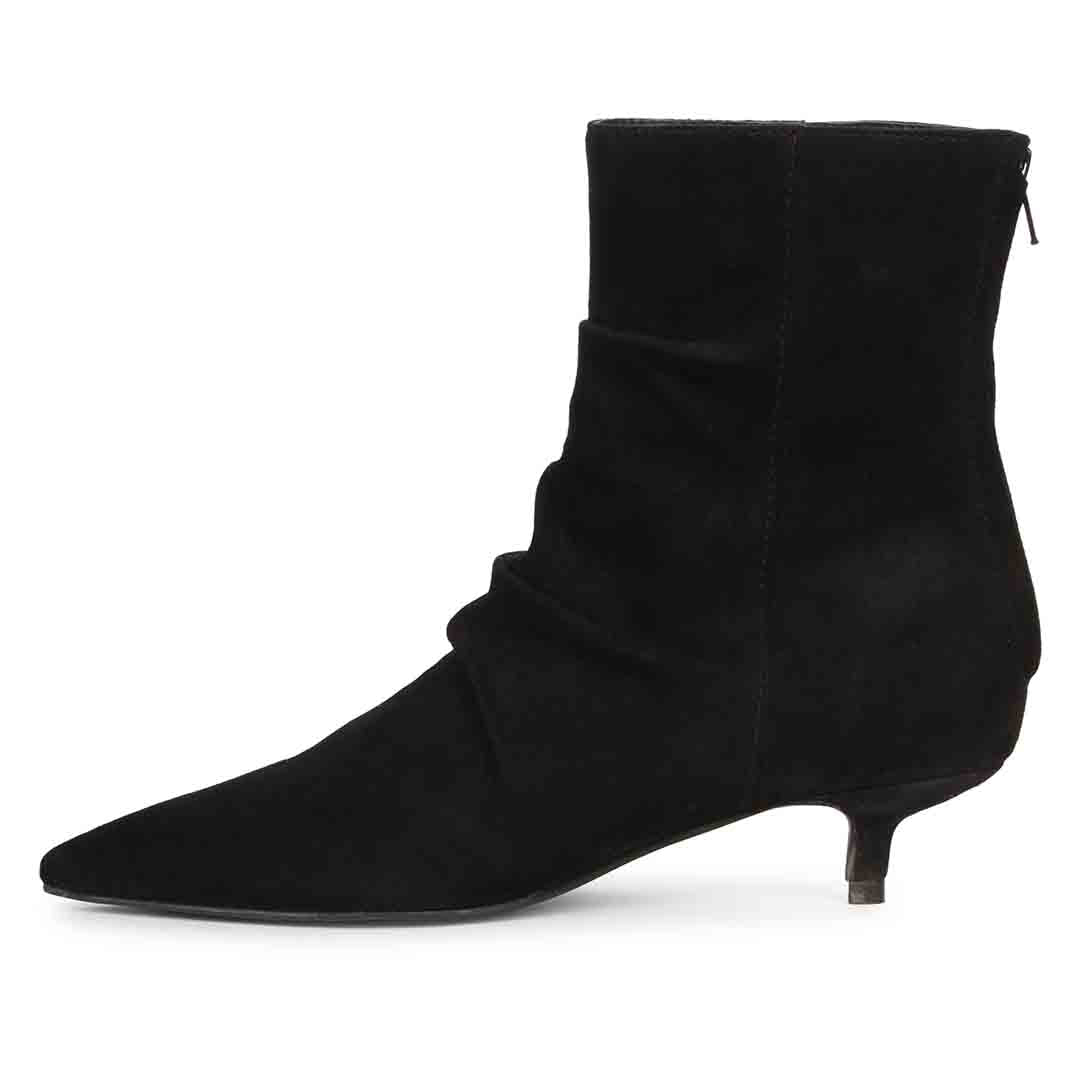 Saint Florino Black Handcrafted Ankle Boots