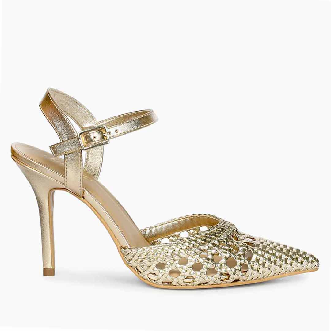 Saint Kylie Silver Crystal Bow Hot Pink Leather Pumps