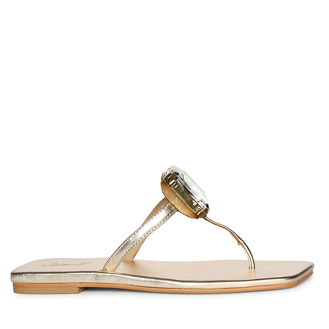Saint Platin Leather Sandals