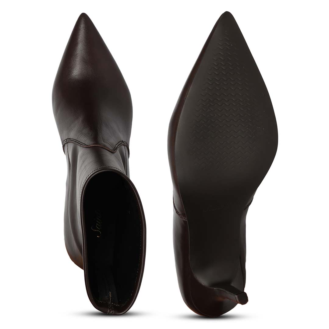 Saint Jaime Stretch Napa Stiletto Heel Ankle Boots