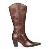 Saint Prune Brown Leather Calf Boots