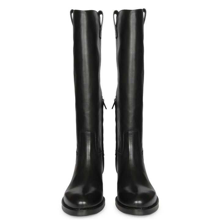 Saint  Black  Knee High Boots