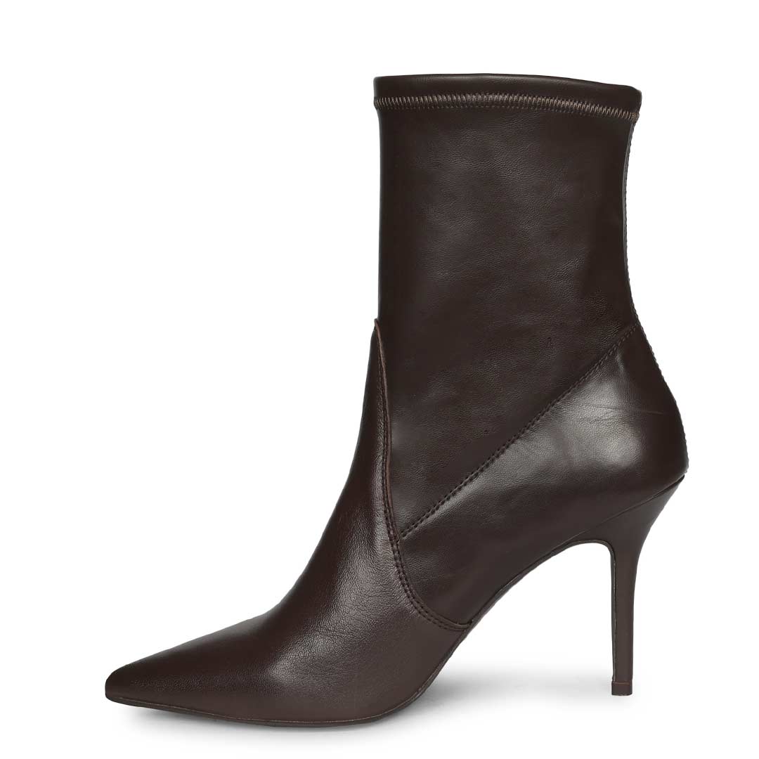 Saint Jaime Stretch Napa Stiletto Heel Ankle Boots