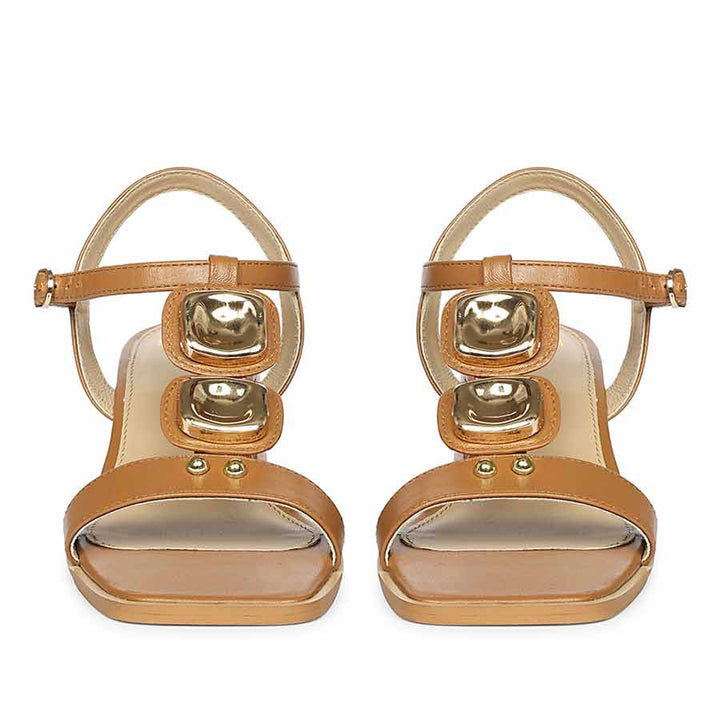 Women’s Fashionable Gold Trim Heels