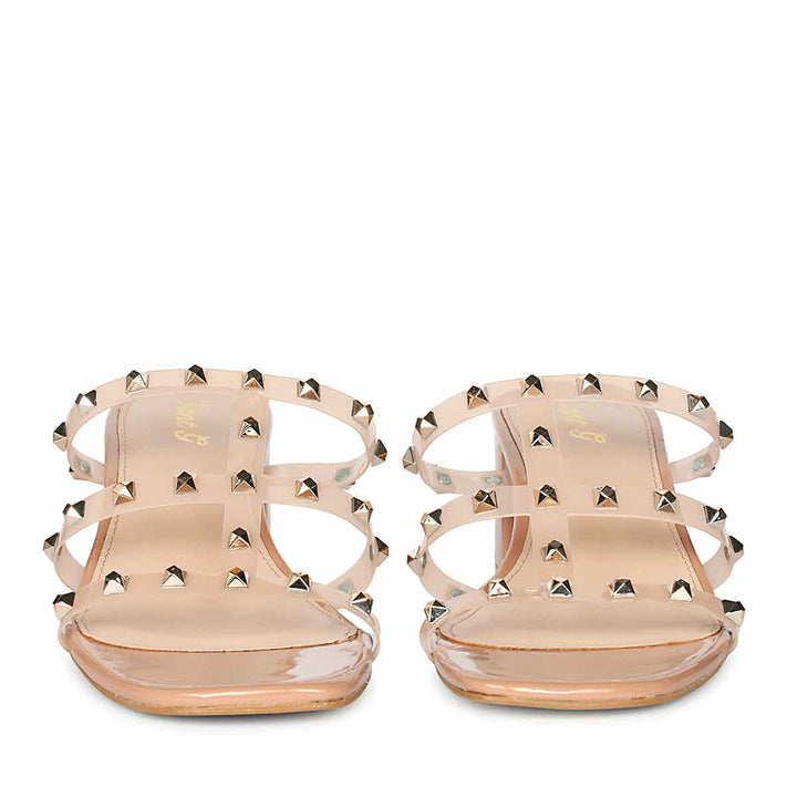 Women's Blush Block Heel Sandals