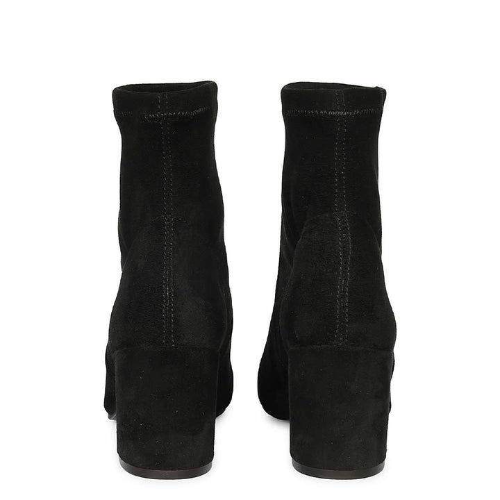 Saint Black Leather High Ankle Boots