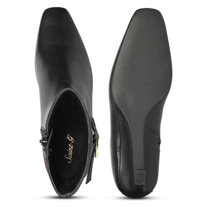 Saint Black Leather Boots