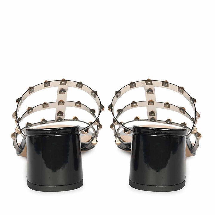 Edgy Metal Stud Heels