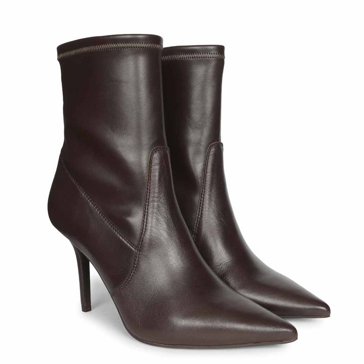 Saint Jaime Stretch Napa Stiletto Heel Ankle Boots