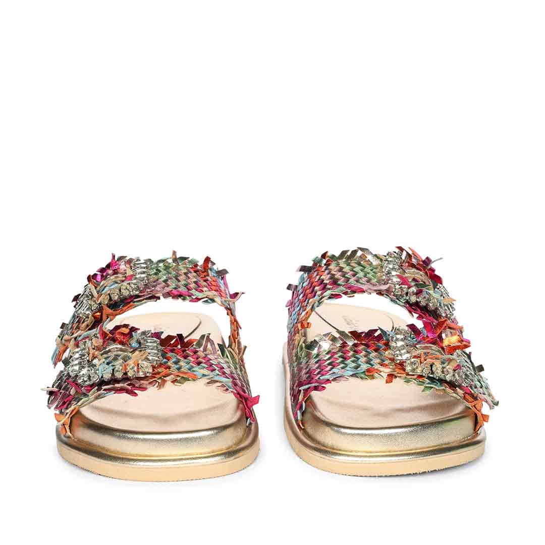 Saint Nuala Diamante Multi Woven Leather Sandals