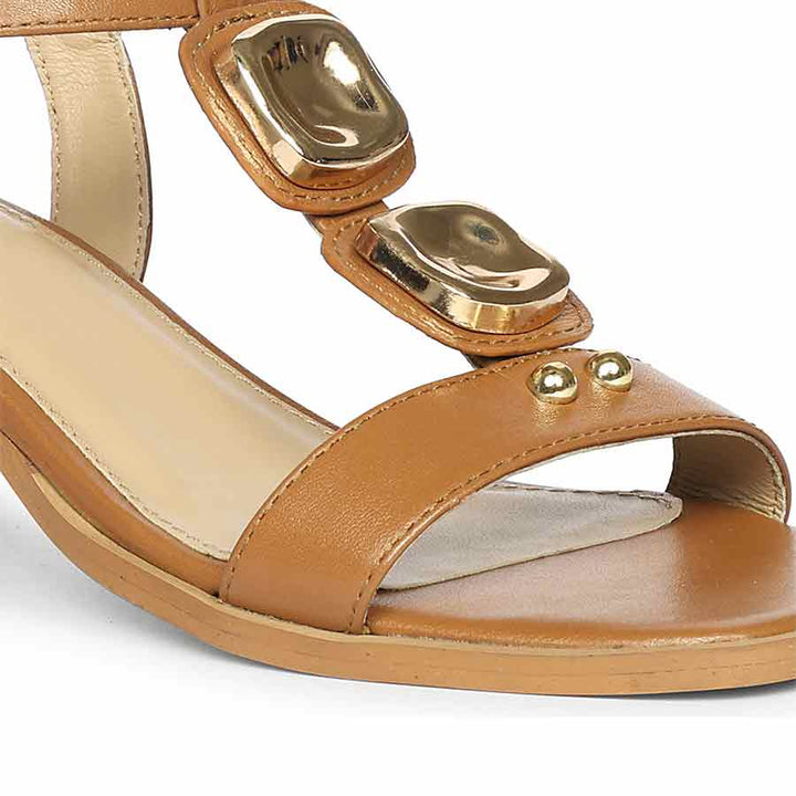 Modern Gold Trim Women’s Heels