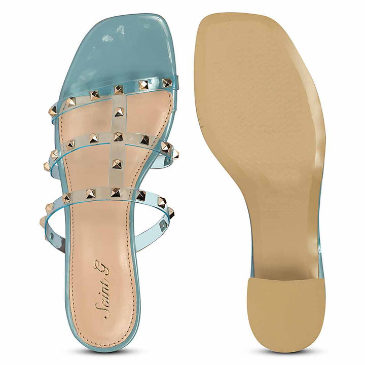 Statement Blue Party Footwear