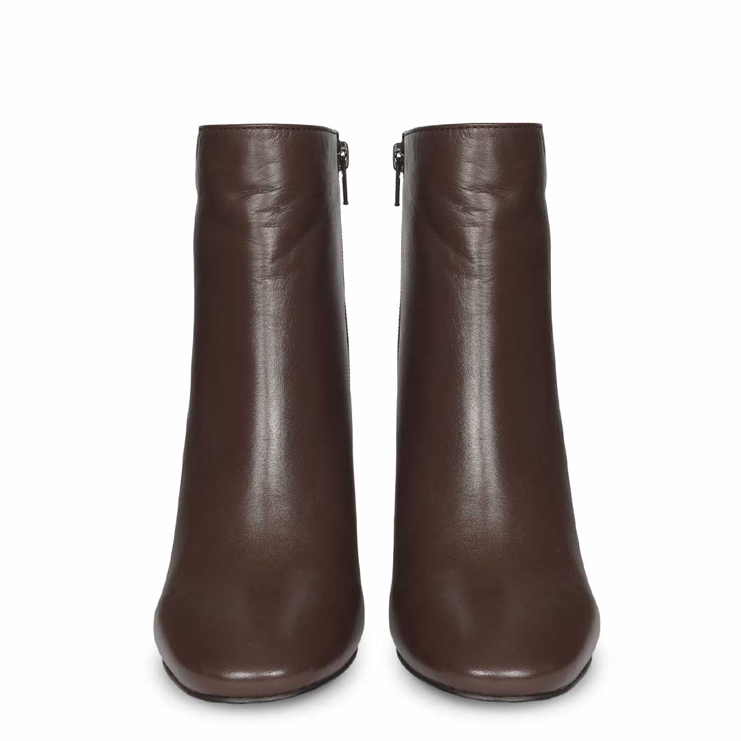 Saint Alexa Brown Leather Ankle Boots
