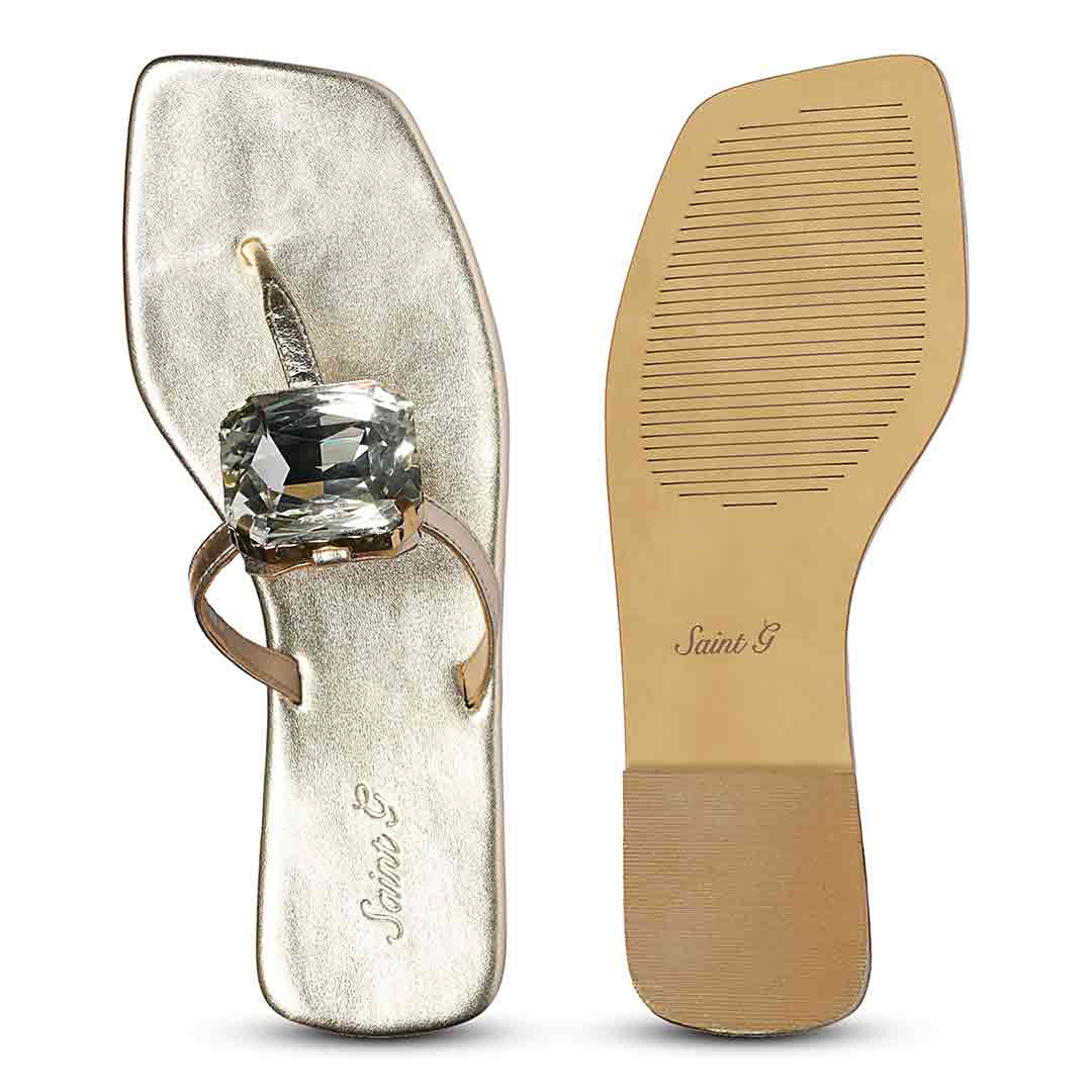 Saint Platin Leather Sandals