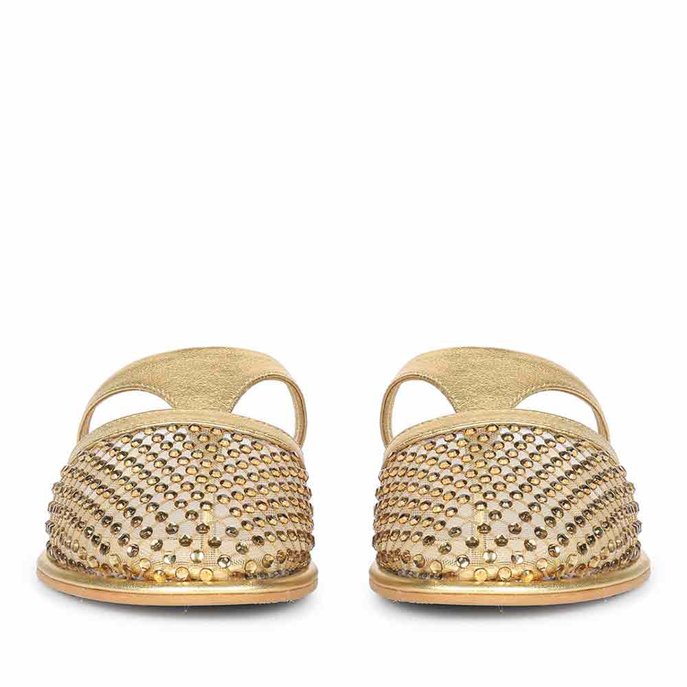 Embellished mule flats women