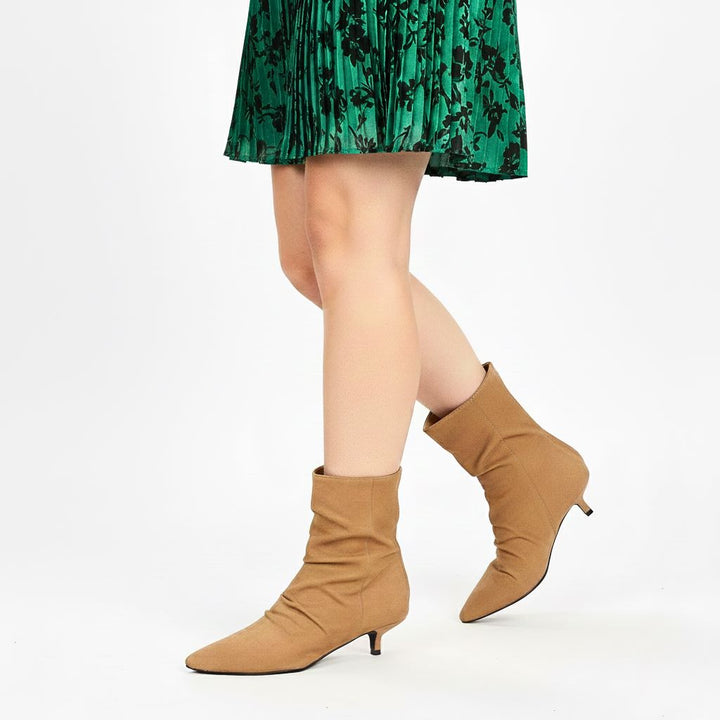 Saint Florino Beige Handcrafted Ankle Boots