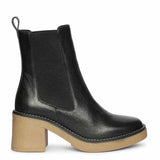 Saint Betsy Black Leather High Ankle Boots
