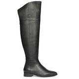 Saint Grace Black Leather Above The Knee Boots