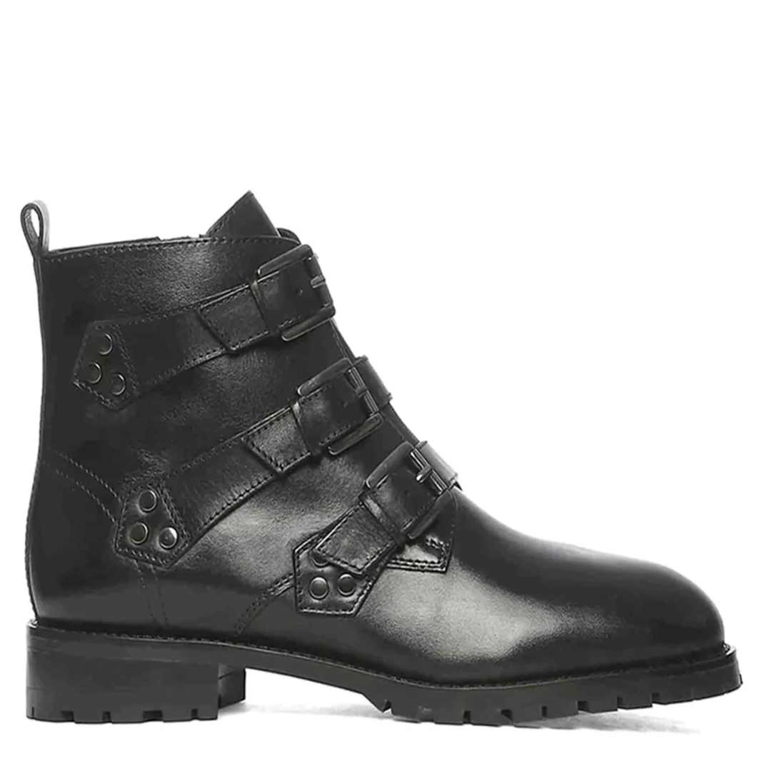 Saint Aurora Multi Buckle Leather Boots