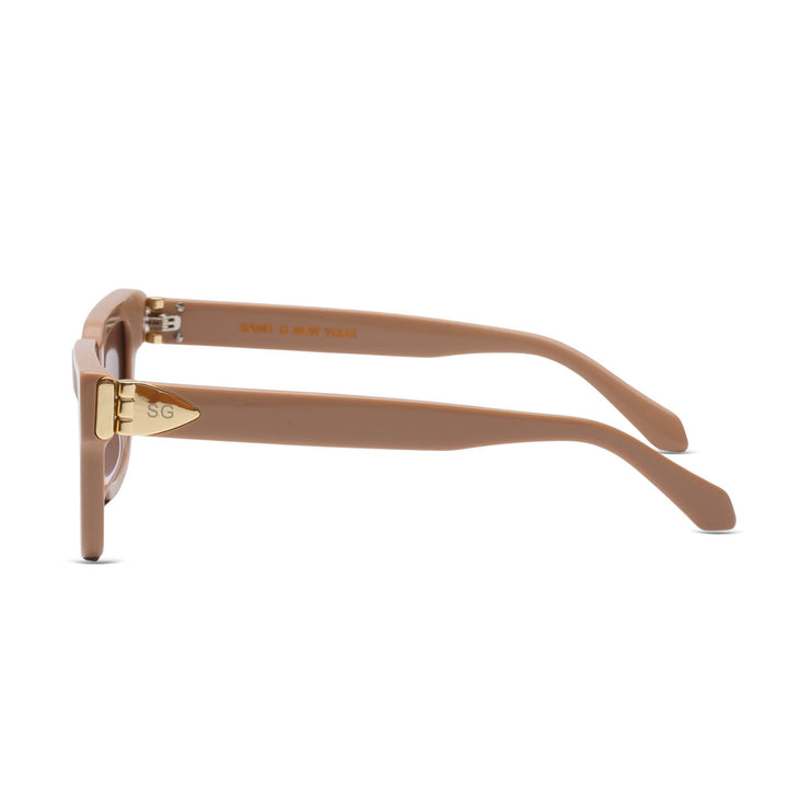 Kai Dusk Clay Bronze Rectangle Sunglasses