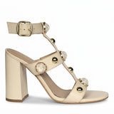 Saint Off White Leather Block Heels
