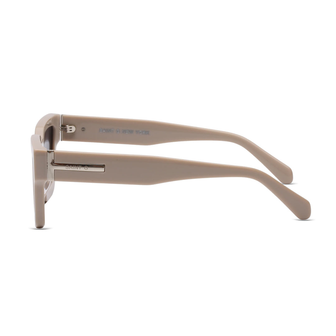 Malibu Blush Smoke Rectangle Sunglasses