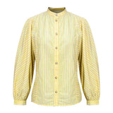 Saint Womens Amber Stripe Cotton Shirt