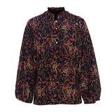 Saint Womens Onyx  Blossom Dobby Top