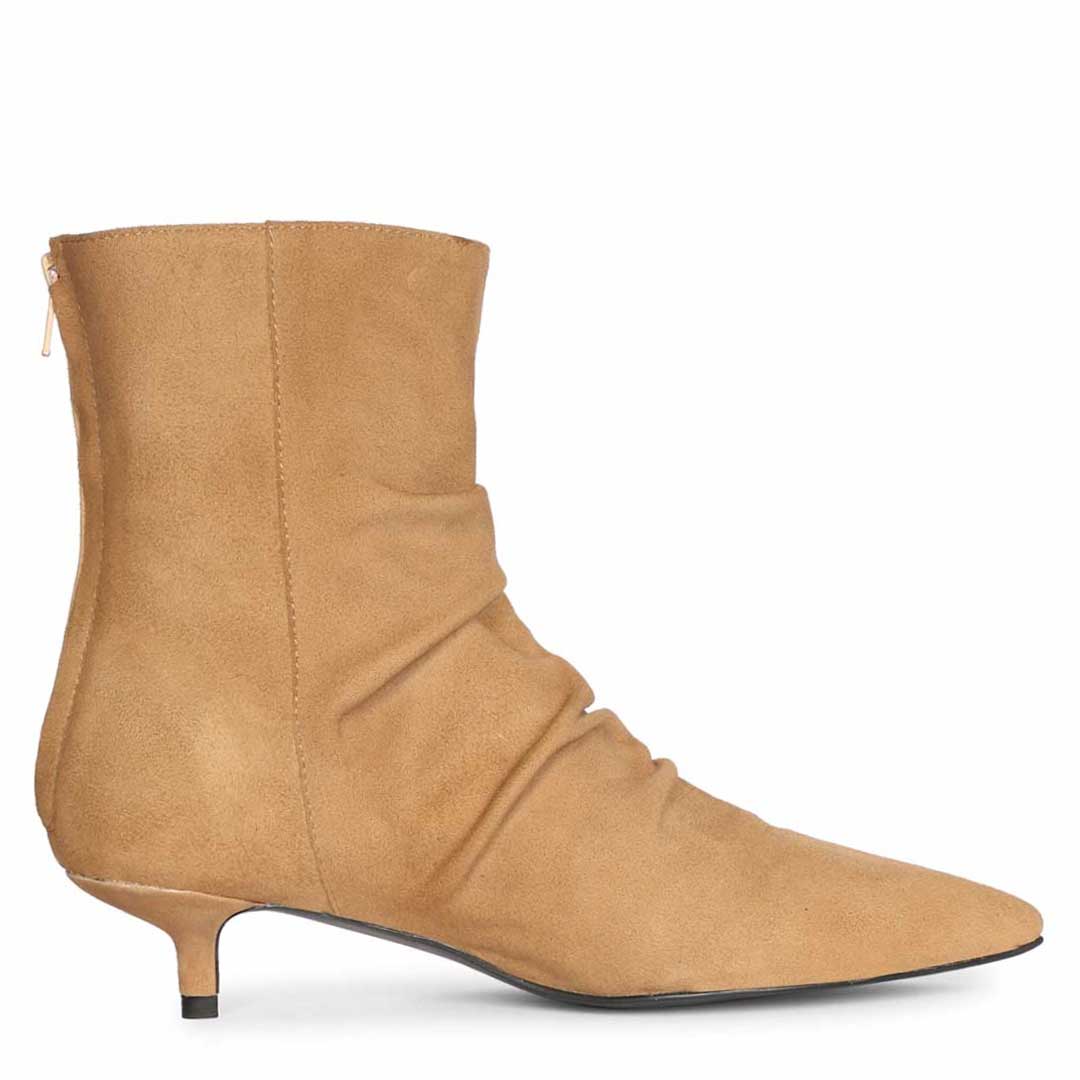 Saint Florino Beige Handcrafted Ankle Boots