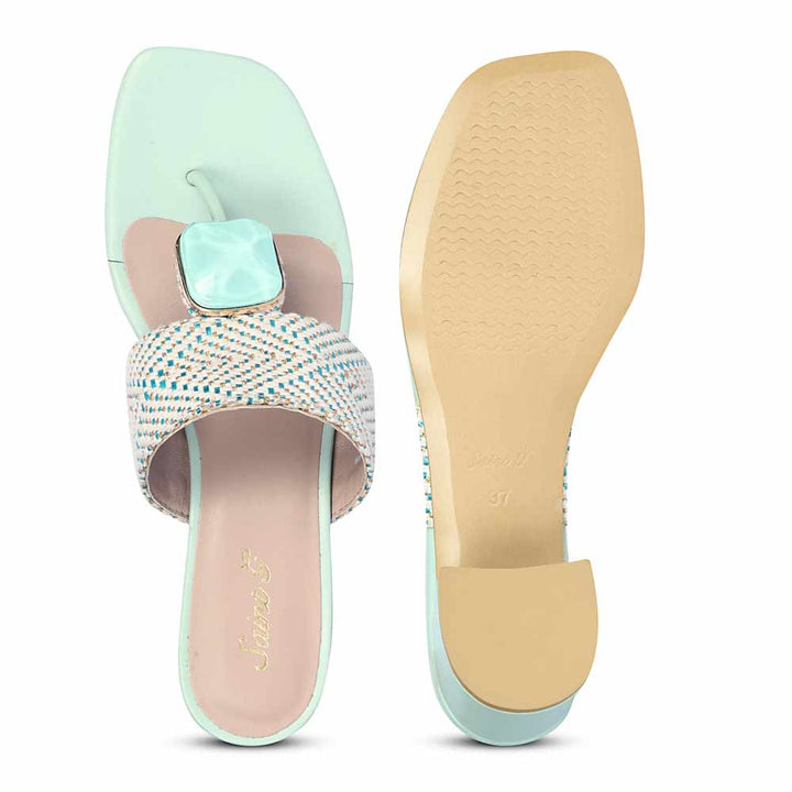 Saint Stevie Stone Accent Heels