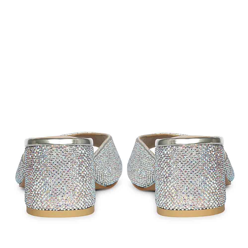 Luxury Silver Evening Heels