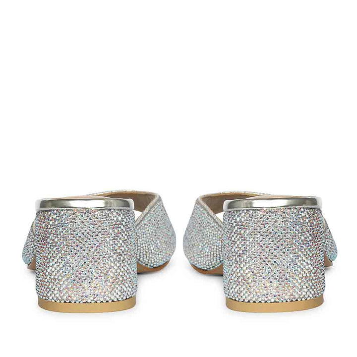 Luxury Silver Evening Heels