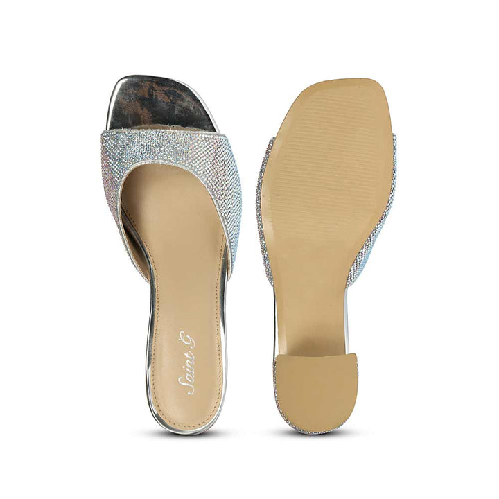 Chic Crystal Embellished Sandals